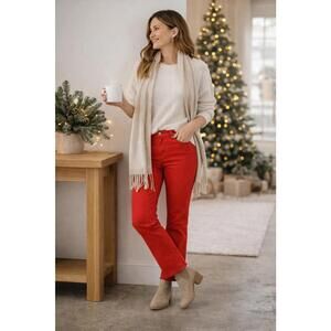 Coldwater Creek Red Casual Pants - Stylish & Comfortable